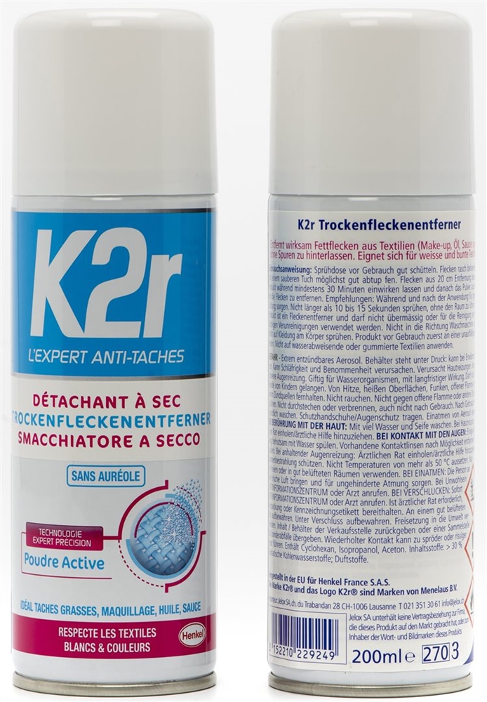 K2R Trockenfleckenentferner Spray 200 ml