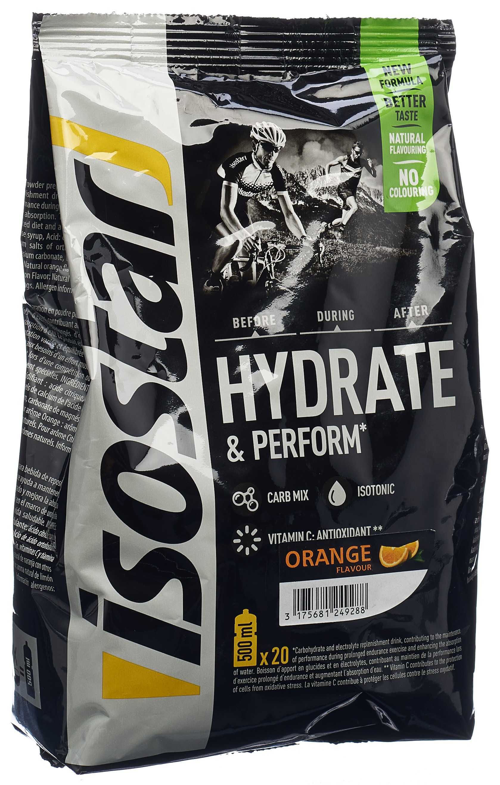 ISOSTAR Hydrate & Perform Plv Orange 800 g