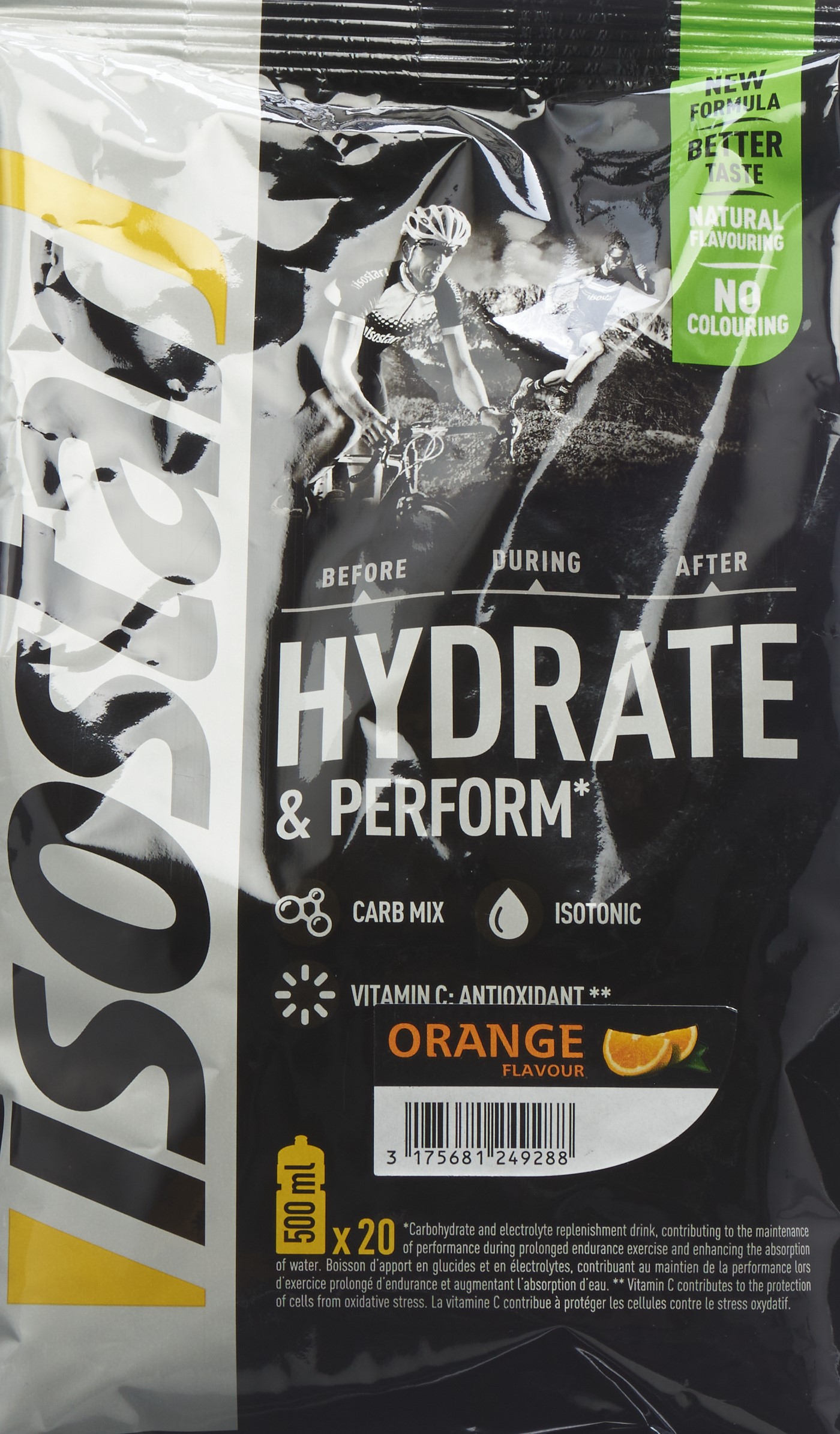 ISOSTAR Hydrate & Perform Plv Orange 800 g