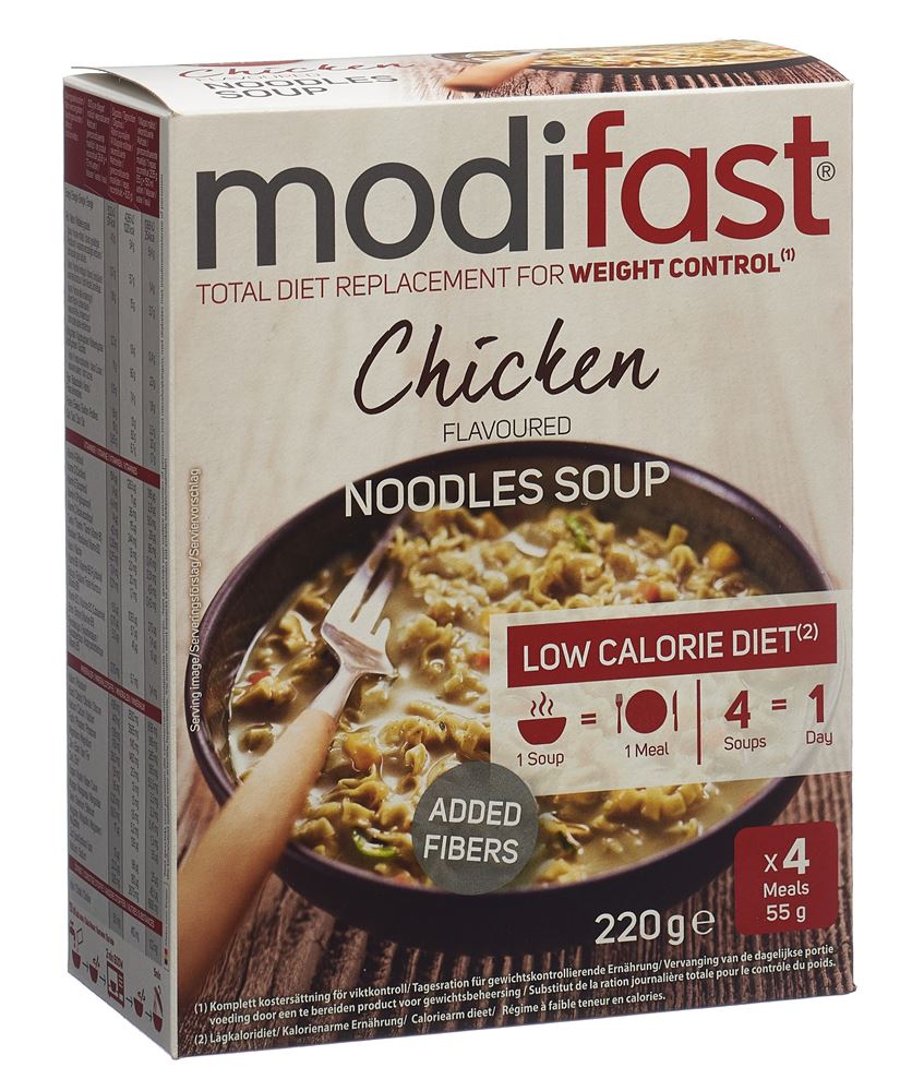 MODIFAST Nudelsuppe Chicken 4 x 55 g
