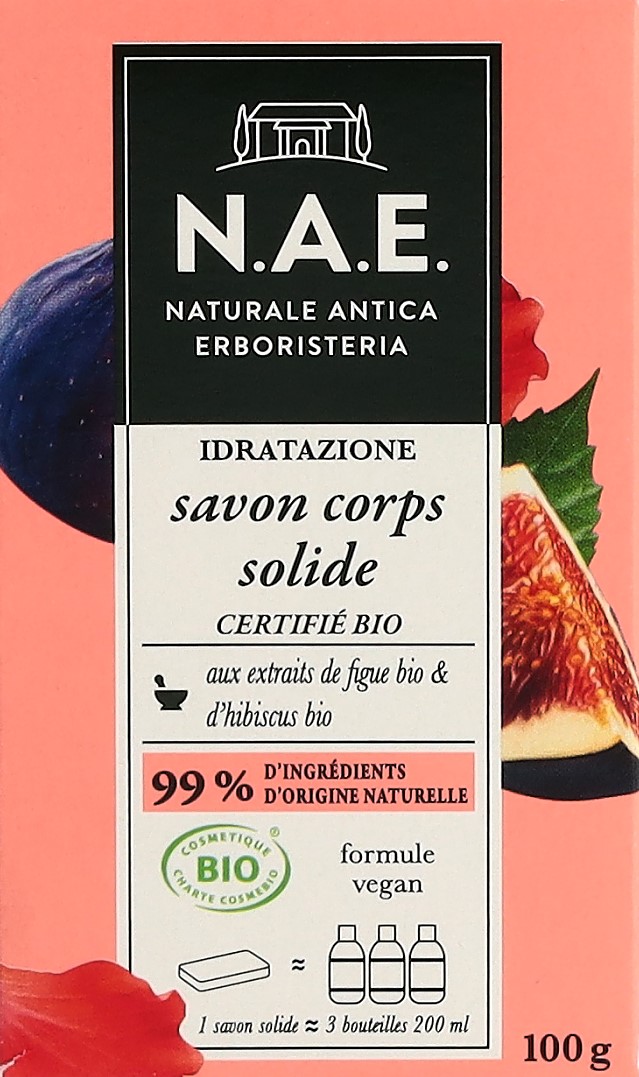 N.A.E. Solid Soap Bodybar hydratant Box 100 g