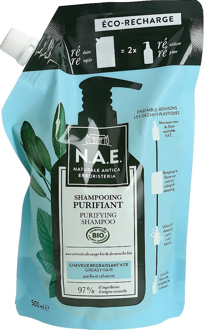 N.A.E. Shampoo & Treat Purify Refill 500 ml