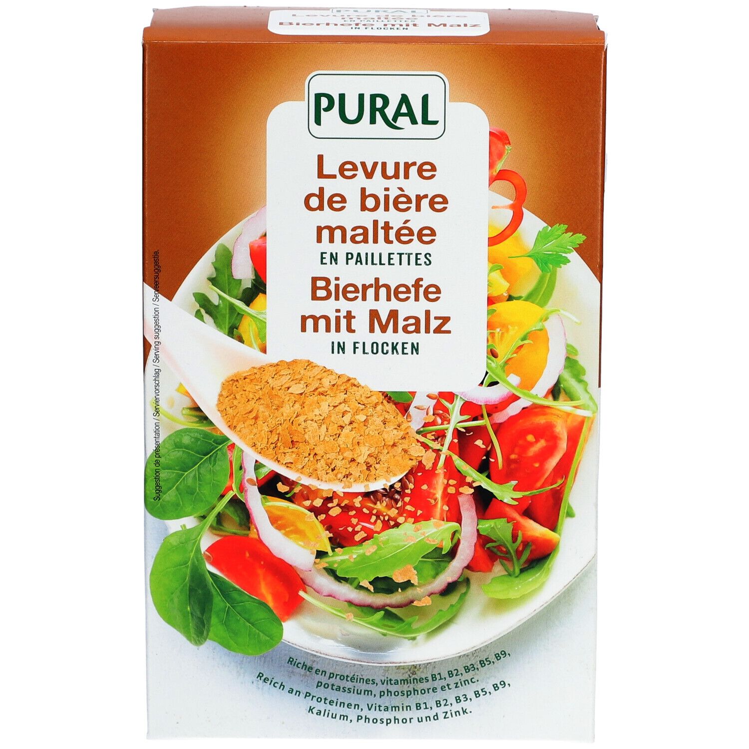 PURAL Bierhefeflocken mit Malz 200 g
