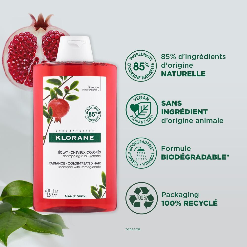 KLORANE Shampoo Granatapfel 400 ml