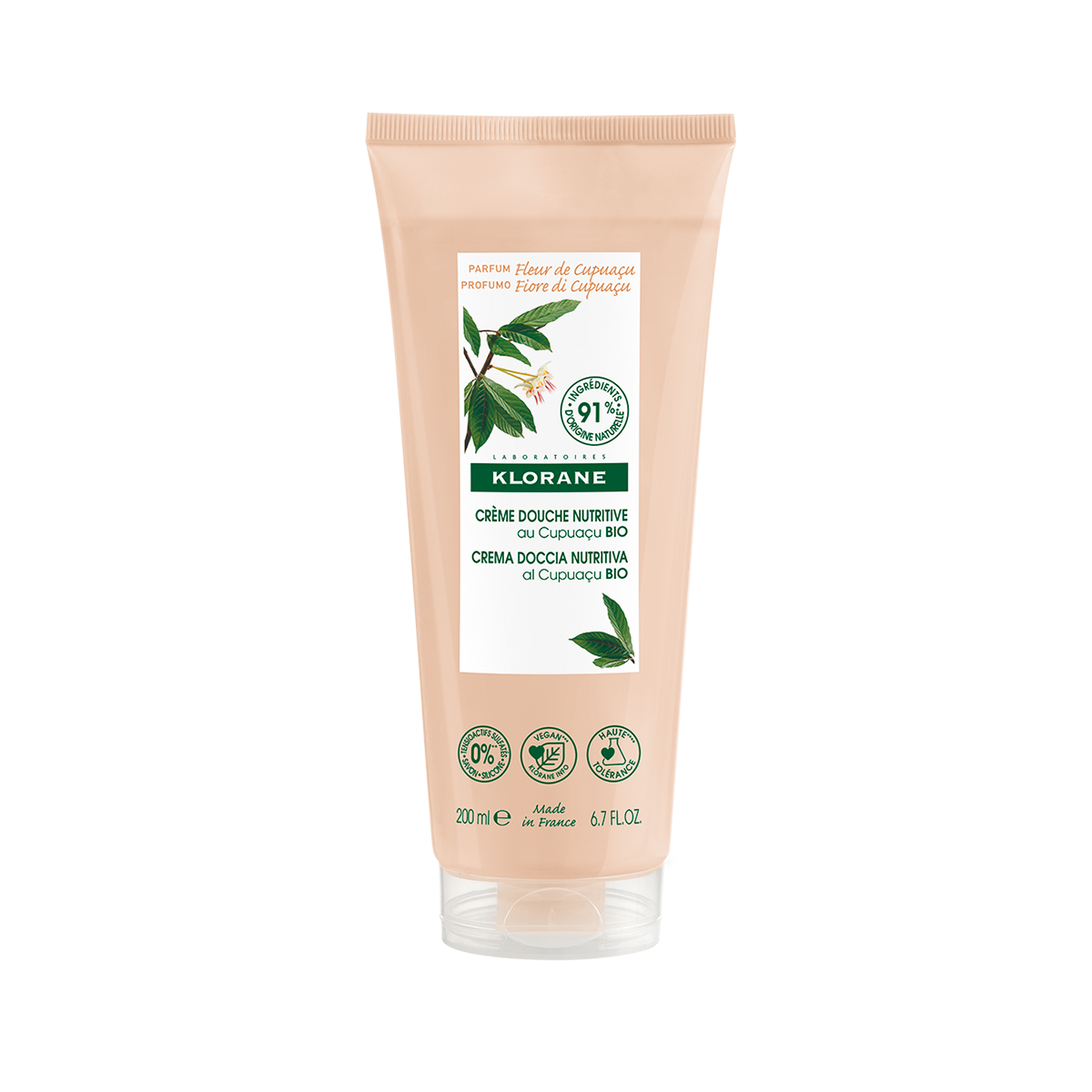 KLORANE Duschcreme Cupuaçublüte (neu) 200 ml