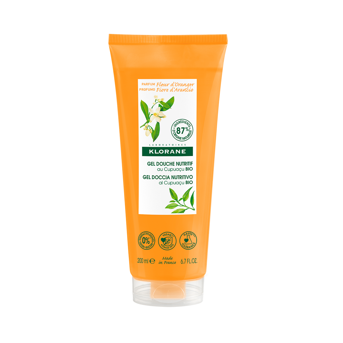 KLORANE Duschgel Orangenhonig 200 ml