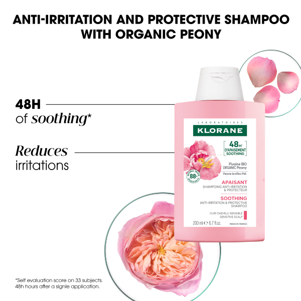 KLORANE Shampoo Pfingstrose Bio Tb 200 ml