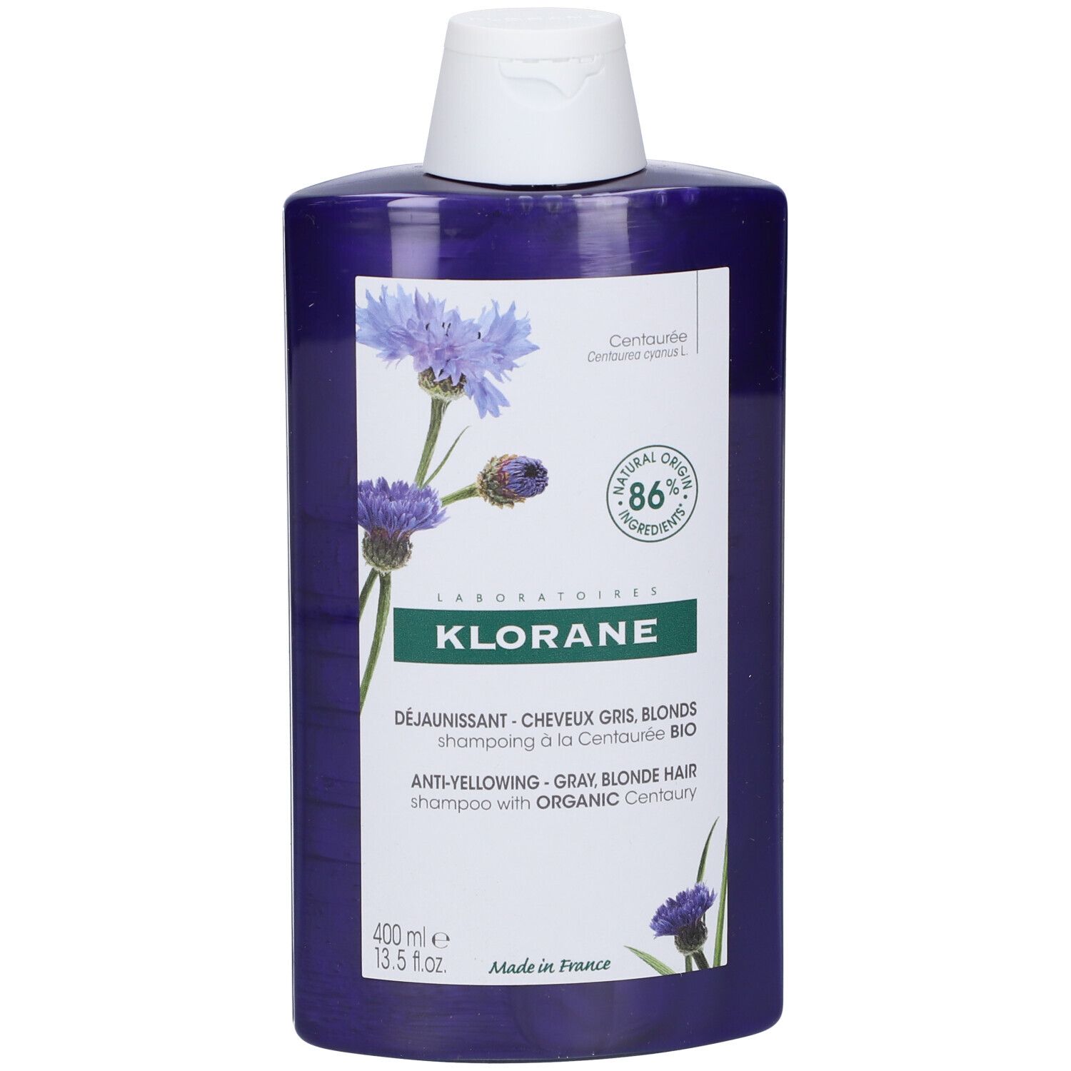 KLORANE Shampoo Kornblumen Bio 400 ml