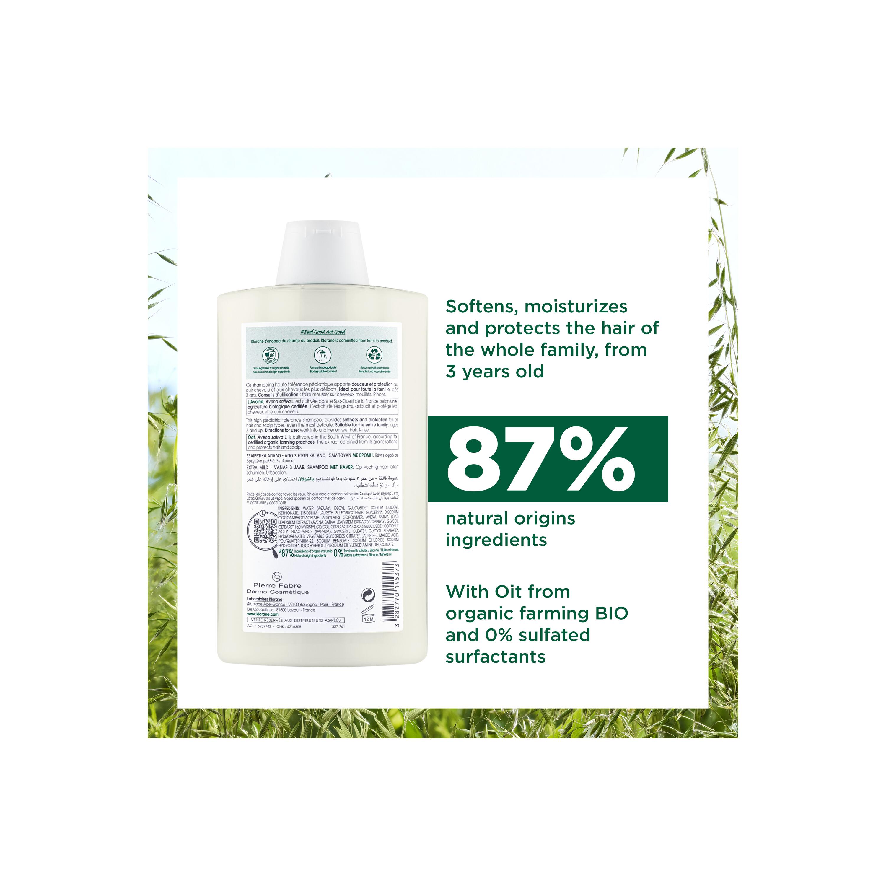 KLORANE Shampoo Hafer Bio Tb 100 ml