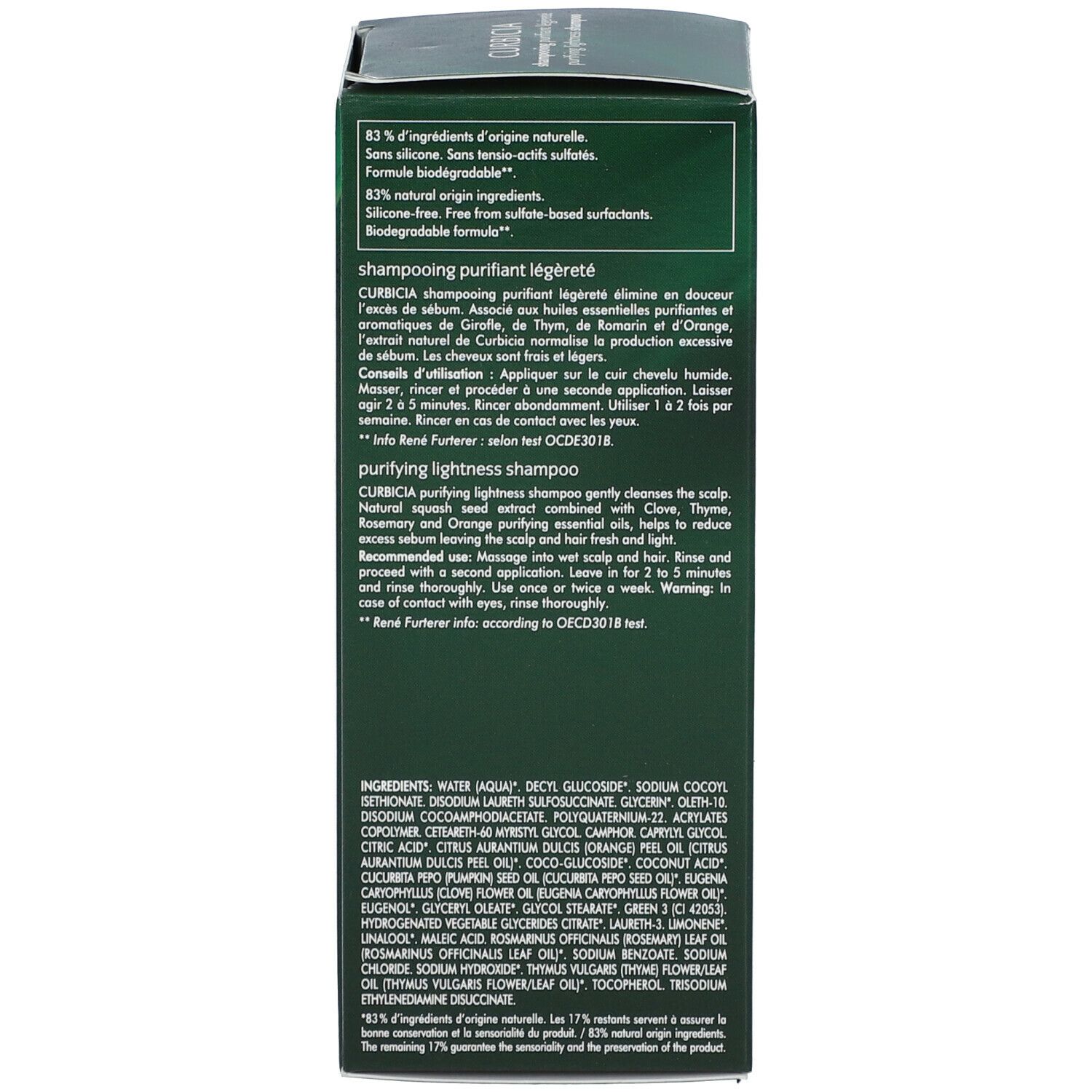 FURTERER Curbicia Shampoo Fl 150 ml