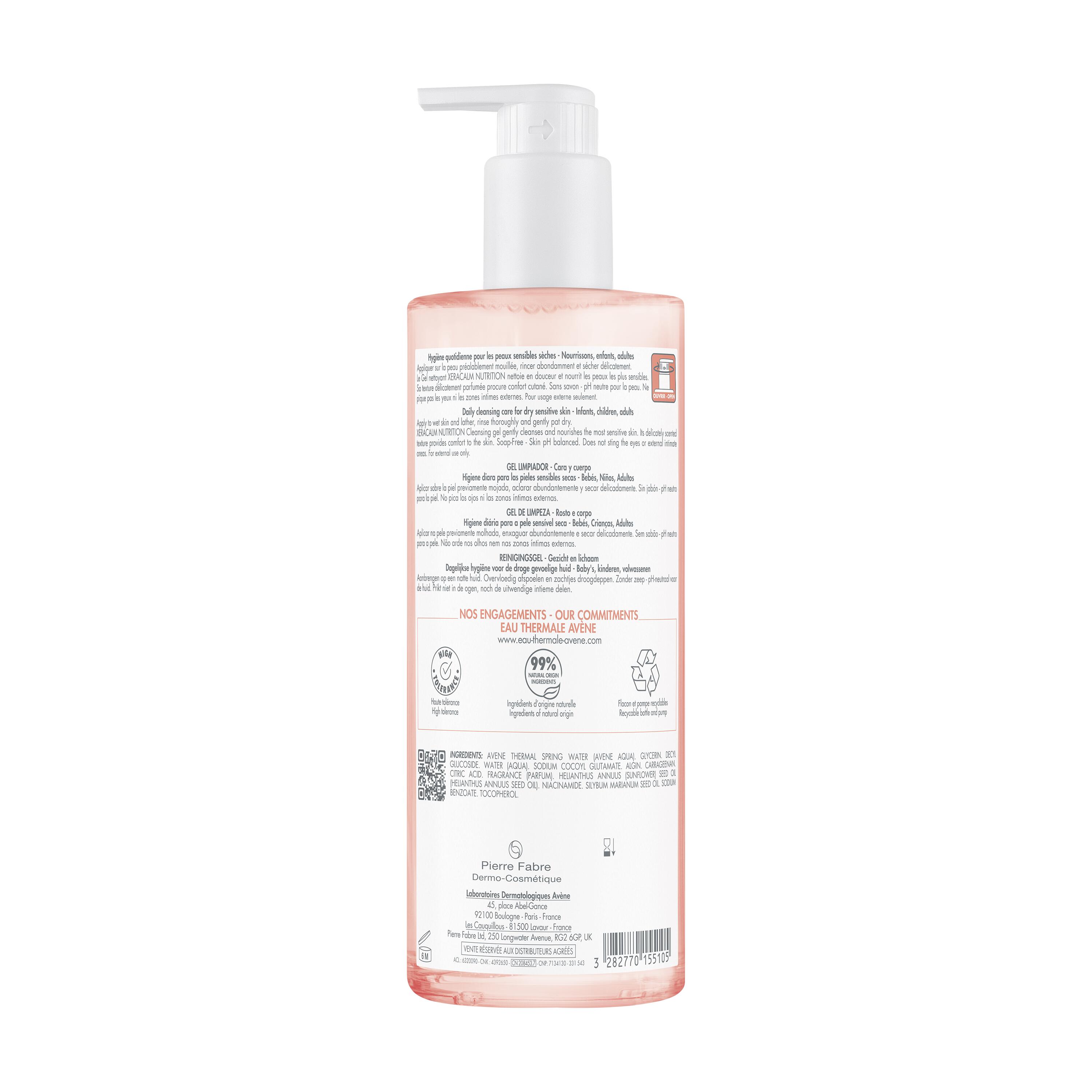 AVENE XeraCalm Nutrition Duschgel Fl 500 ml