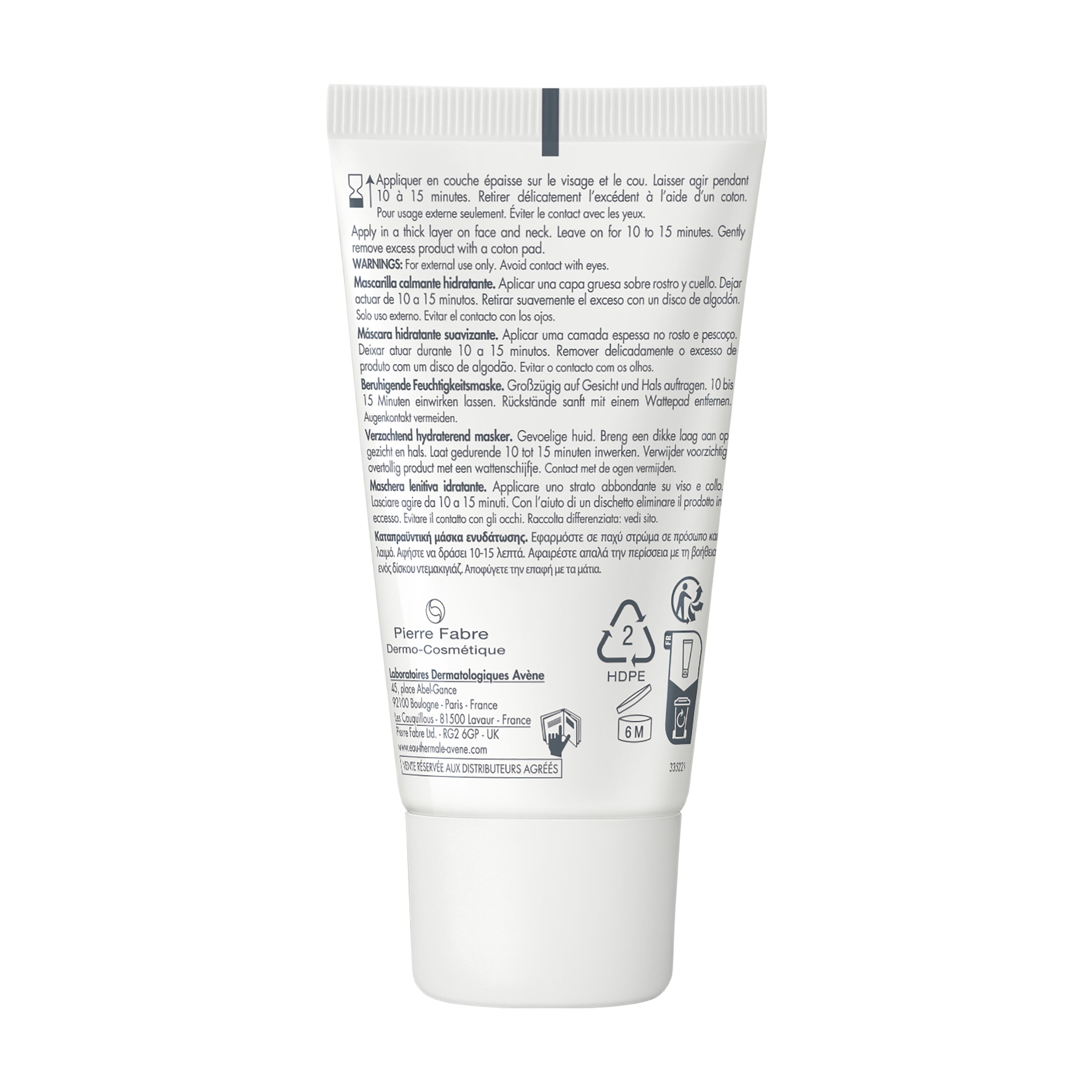 AVENE Beruhigende Feuchtigkeitsmaske 50 ml