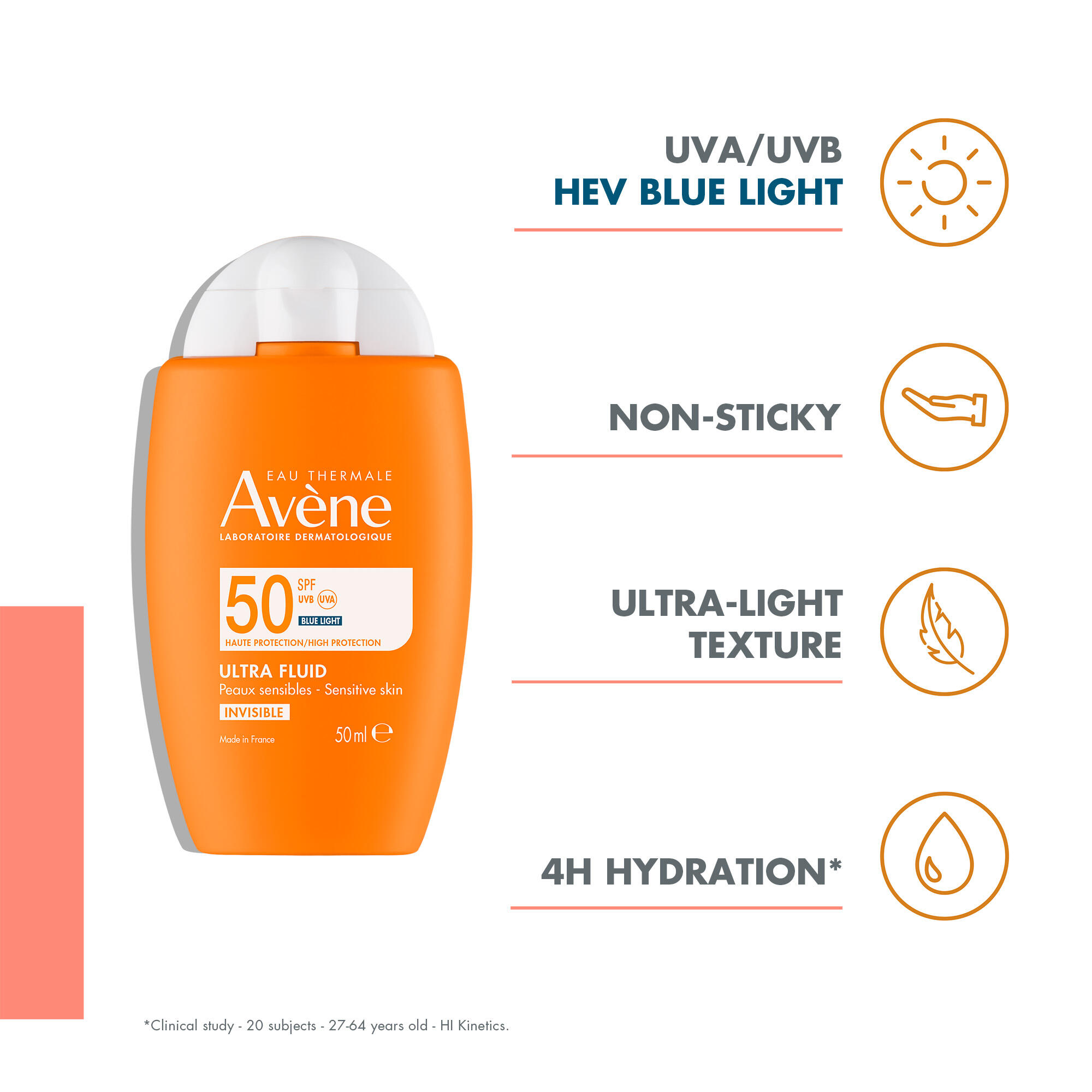 AVENE SUN Ultra Fluid Invisible SPF50 Fl 50 ml