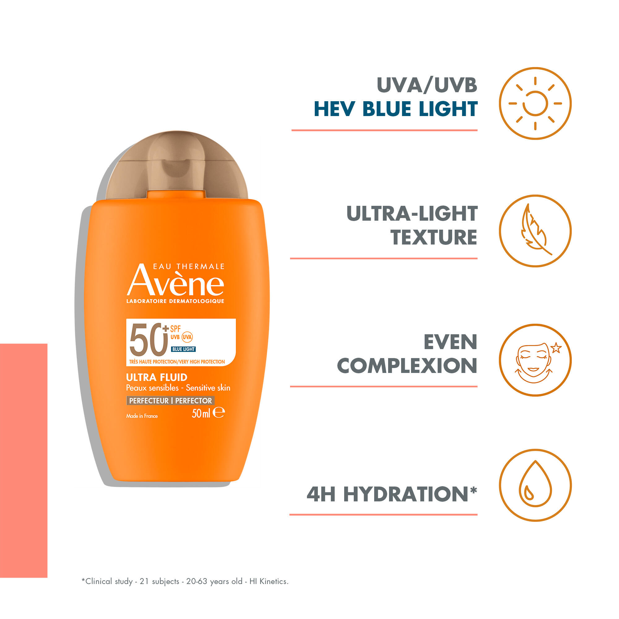 AVENE SUN Ultra Fluid Perfector SPF50+ Fl 50 ml