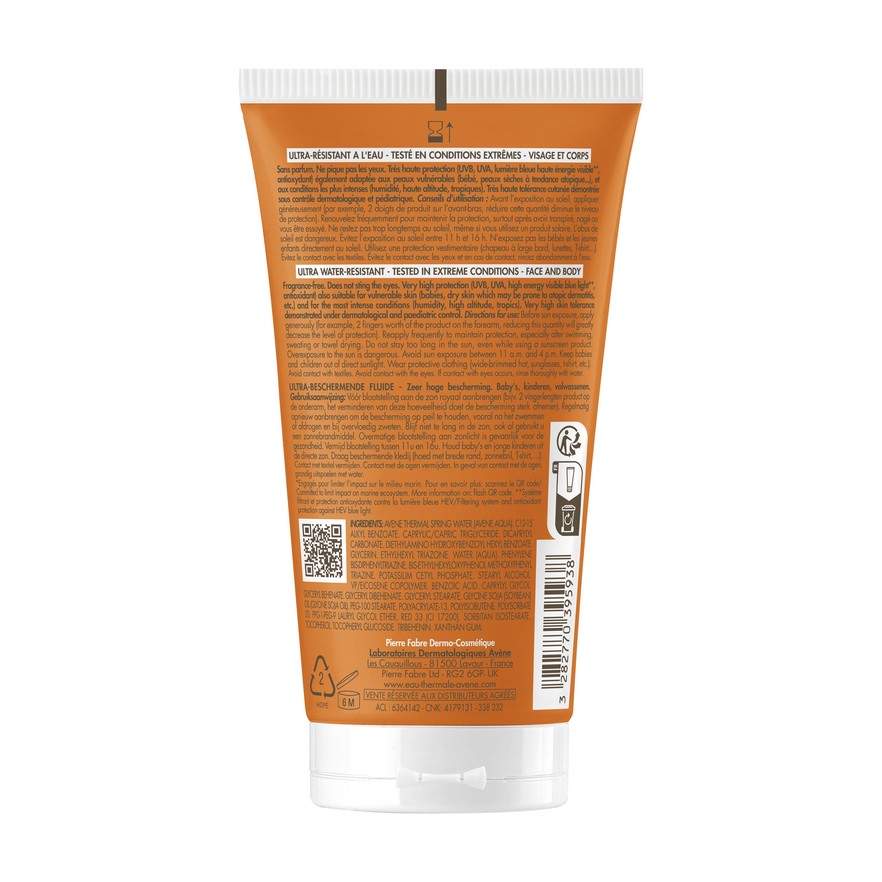AVENE SUN Intense Protect Fluid SPF50+ (n) 150 ml