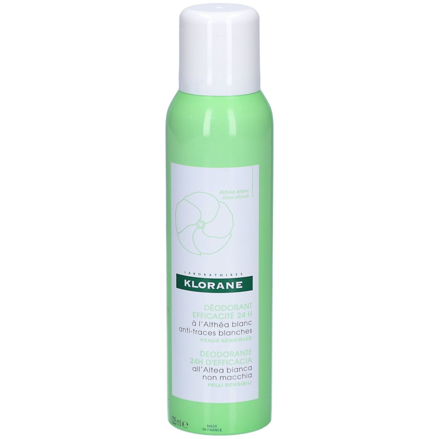 KLORANE Deodorant 24 h weisse Malve Spr 125 ml