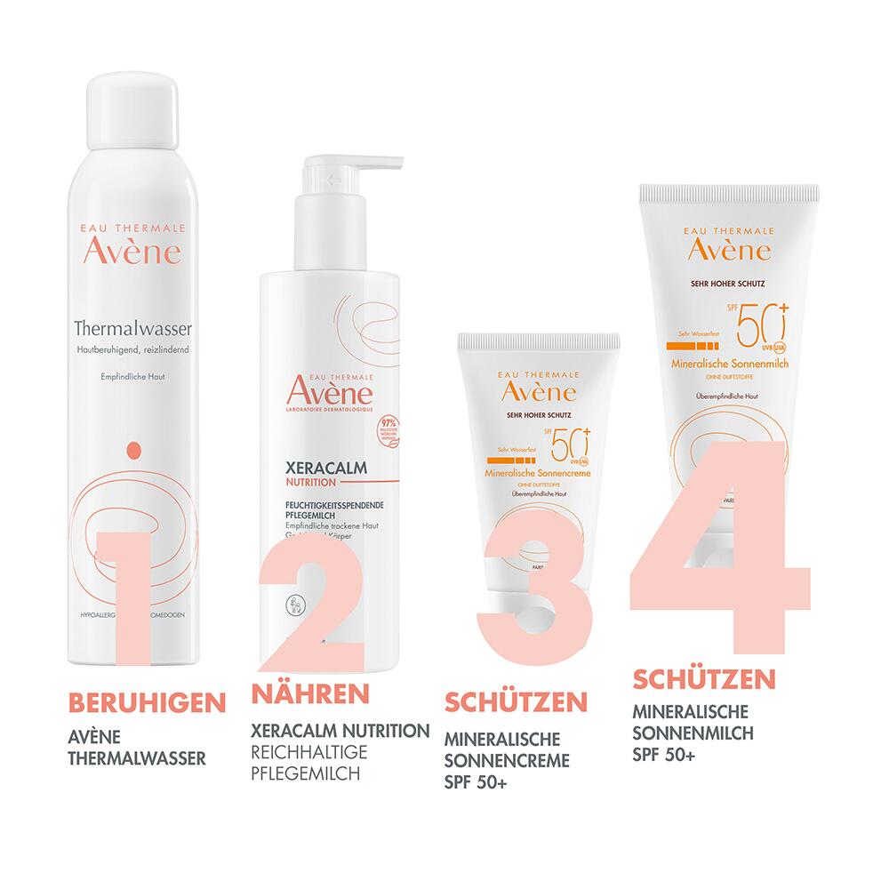 AVENE SUN Mineralische Sonnenmilch SPF 50+ 100 ml