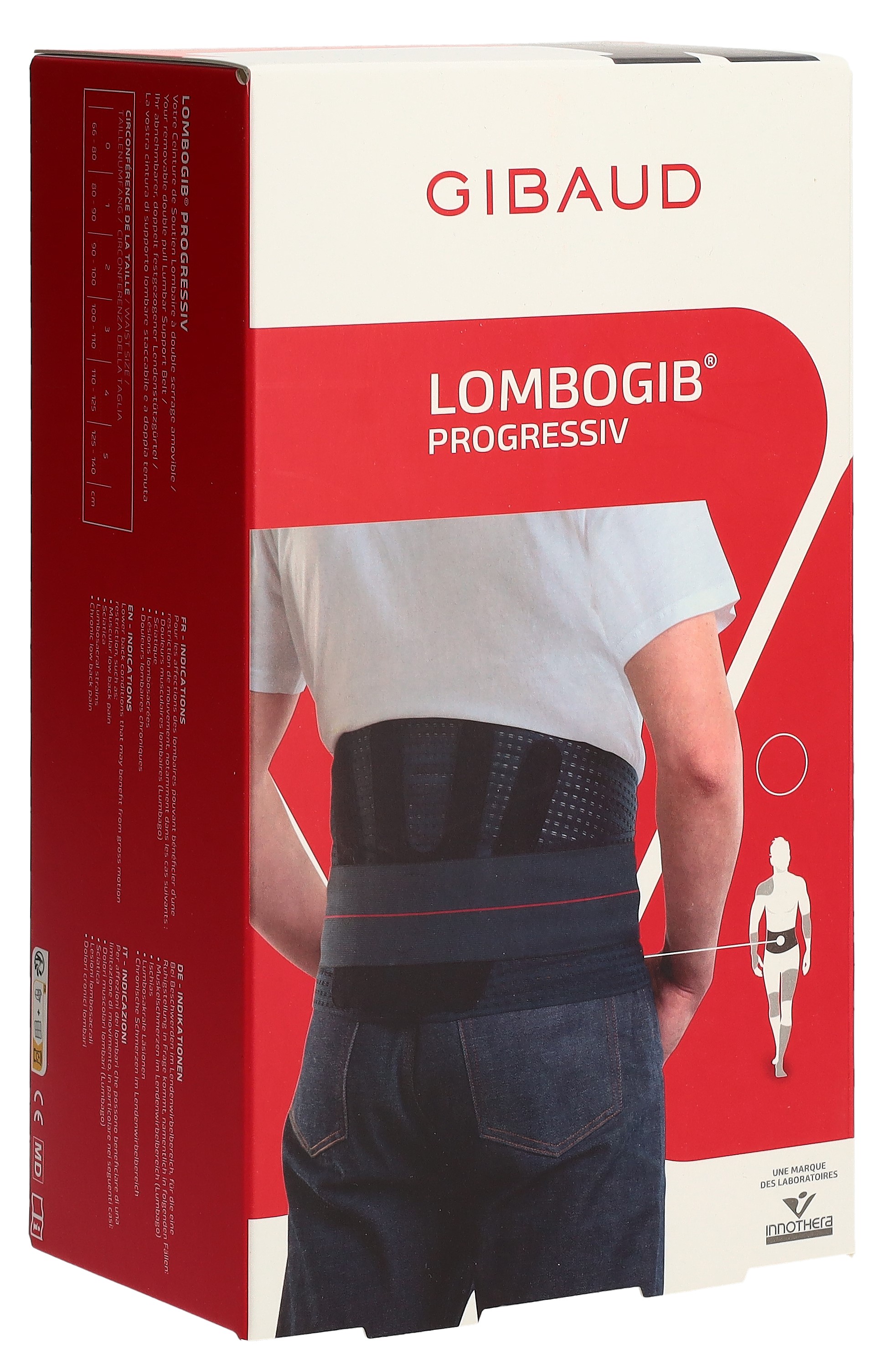 GIBAUD Lombogib Progressiv 21cm Gr1 80-90cm