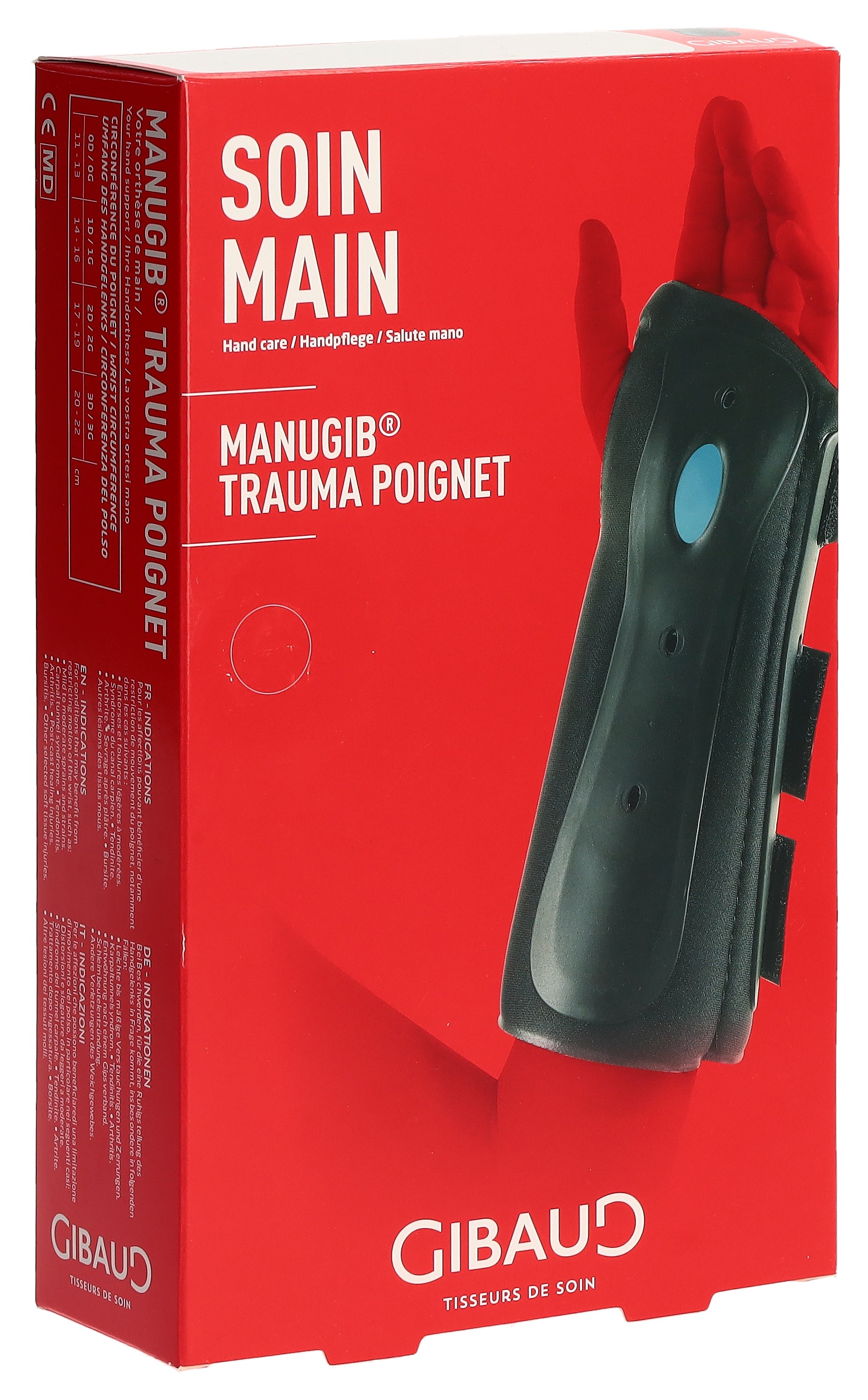 GIBAUD Manugib Trauma Handgelenkst 1R 14-16cm rech