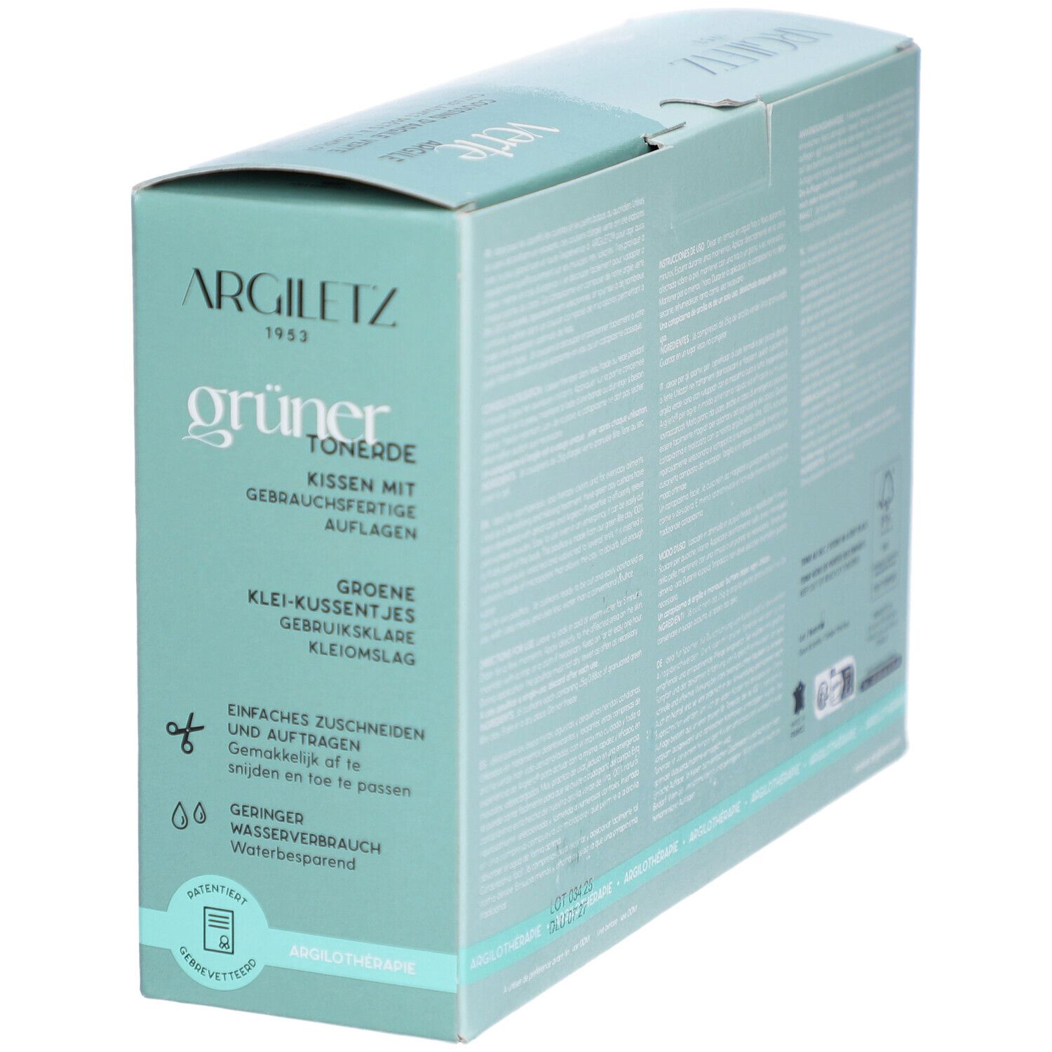 ARGILETZ Tonerdekissen grün A Umschlag 36 x 25 g