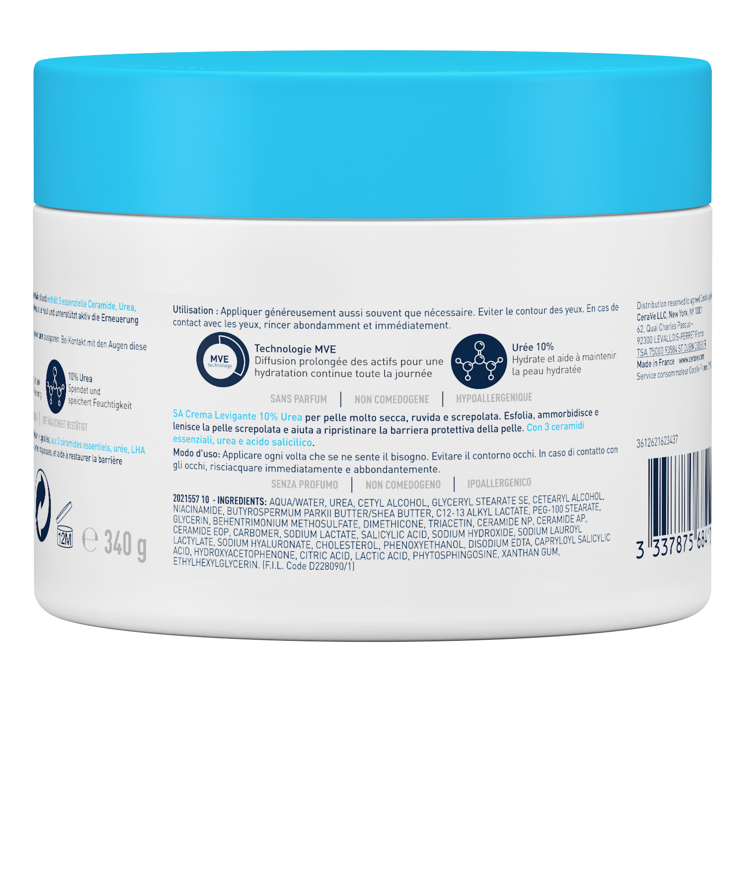 CERAVE SA Glättende Feuchtigkeitscreme Topf 340 g
