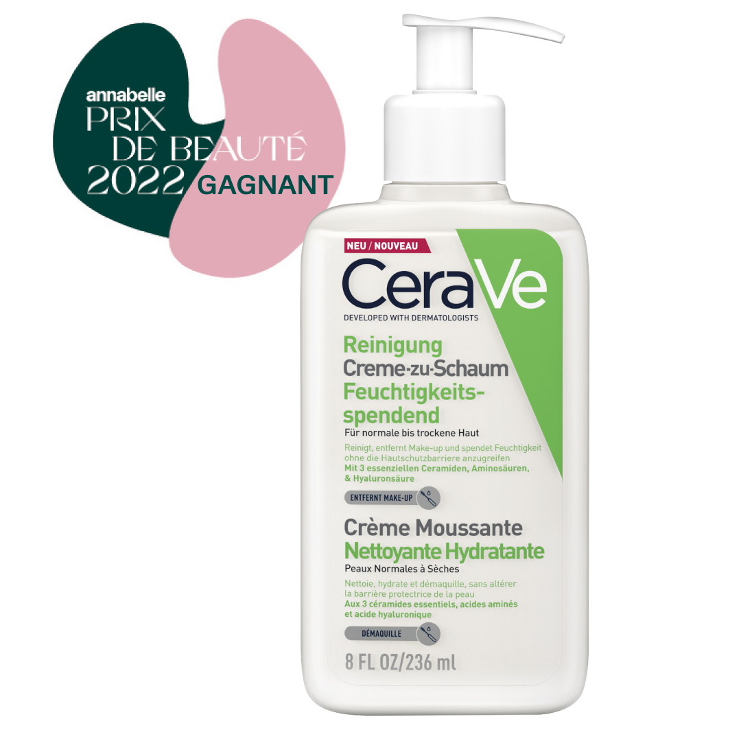 CERAVE Creme-zu-Schaum Reinigung Hydratant 236 ml