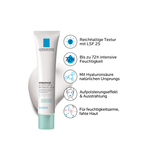 ROCHE POSAY Hydraphase HA UV reichhaltig Tb 40 ml