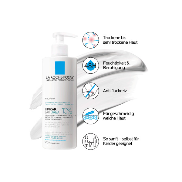 ROCHE POSAY Lipikar Milch Urea 10% Disp 400 ml