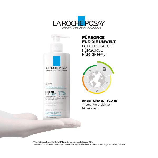 ROCHE POSAY Lipikar Milch Urea 10% Disp 400 ml