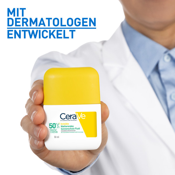 CERAVE Sonnenschutz Fluid inv mattier LSF50+ 50 ml