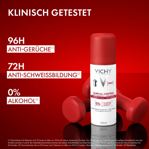 VICHY Deo Ato 96H Clinical Control Spray 125 ml