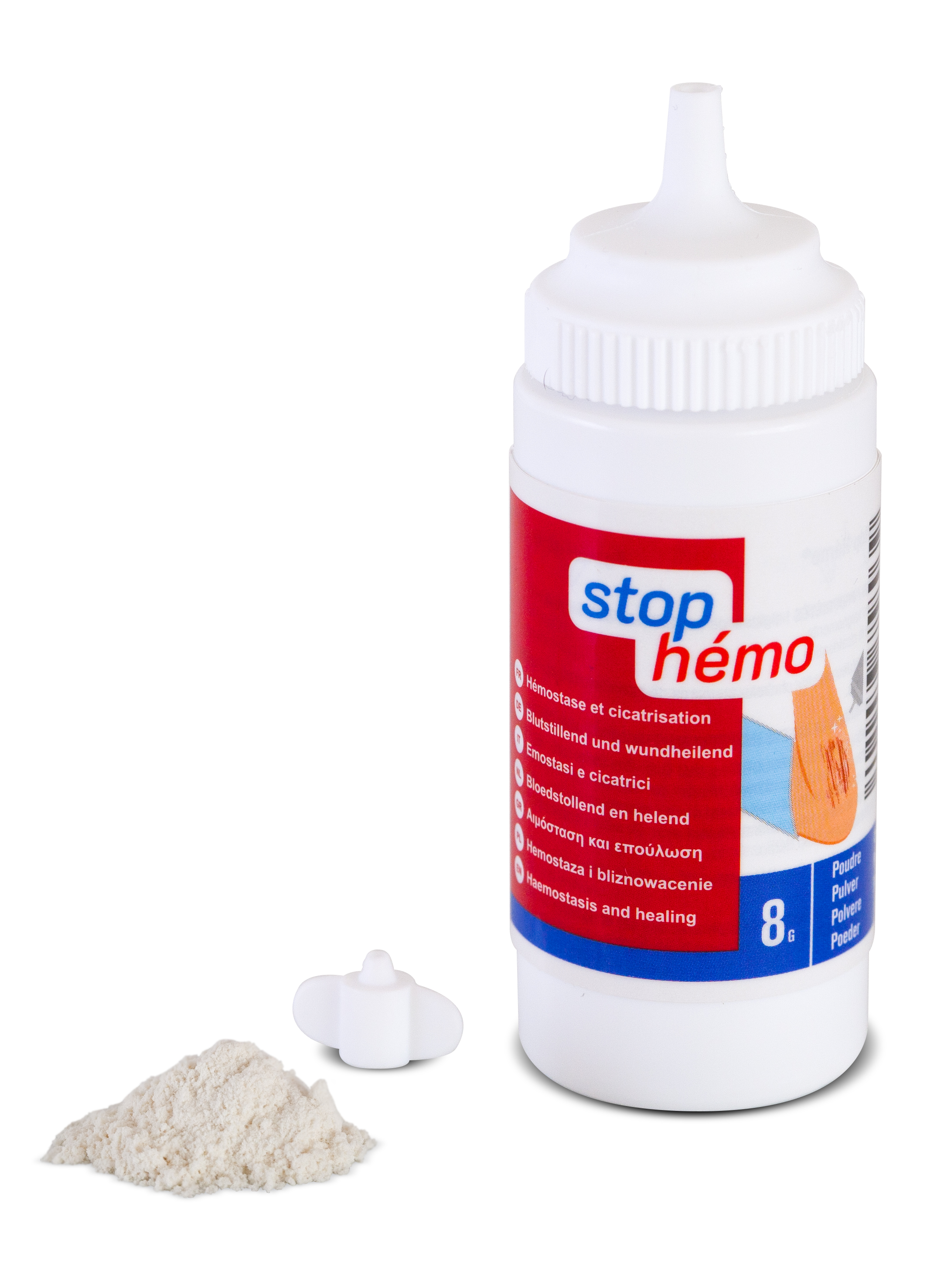 STOP HEMO Puder hämostat steril 8 g
