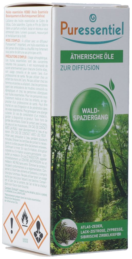 PURESSENTIEL Duftmisch Waldspaz äth Öl Diff 30 ml