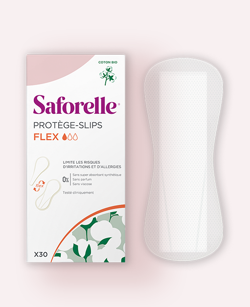 SAFORELLE Protège-slips Flex Coton BIO