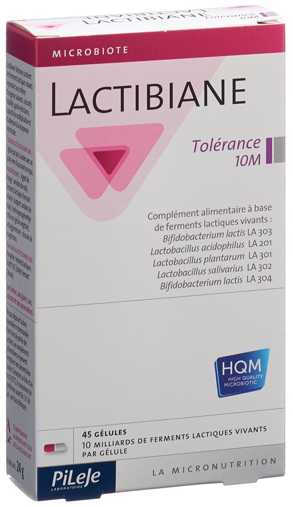 LACTIBIANE Tolerance 10M Kaps 45 Stk