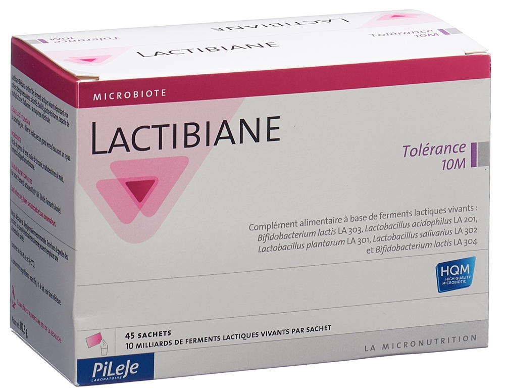 LACTIBIANE Tolerance 10M Btl 45 Stk