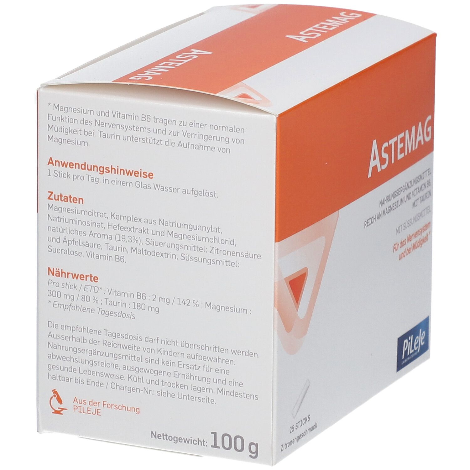 ASTEMAG Plv 25 Stick 4 g