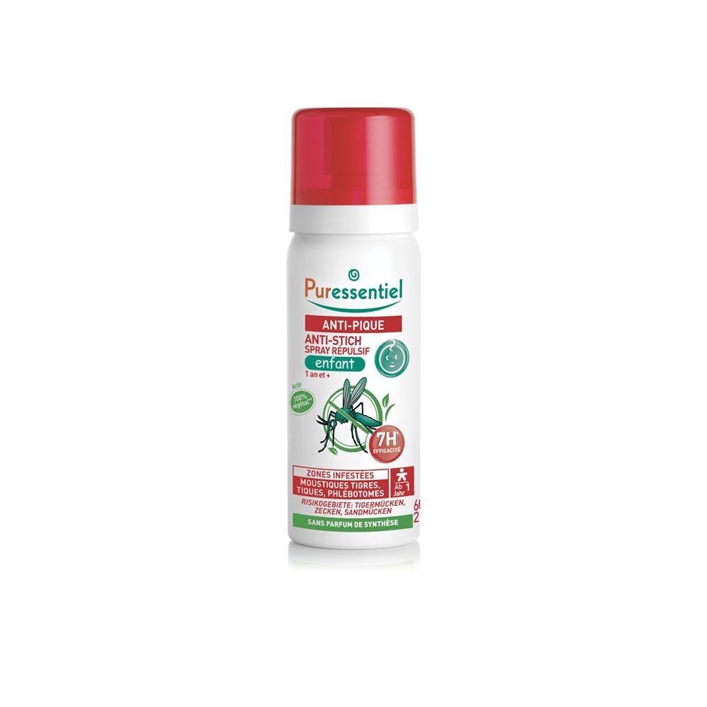 PURESSENTIEL Anti-Stich Abwehr Spray Kind 60 ml