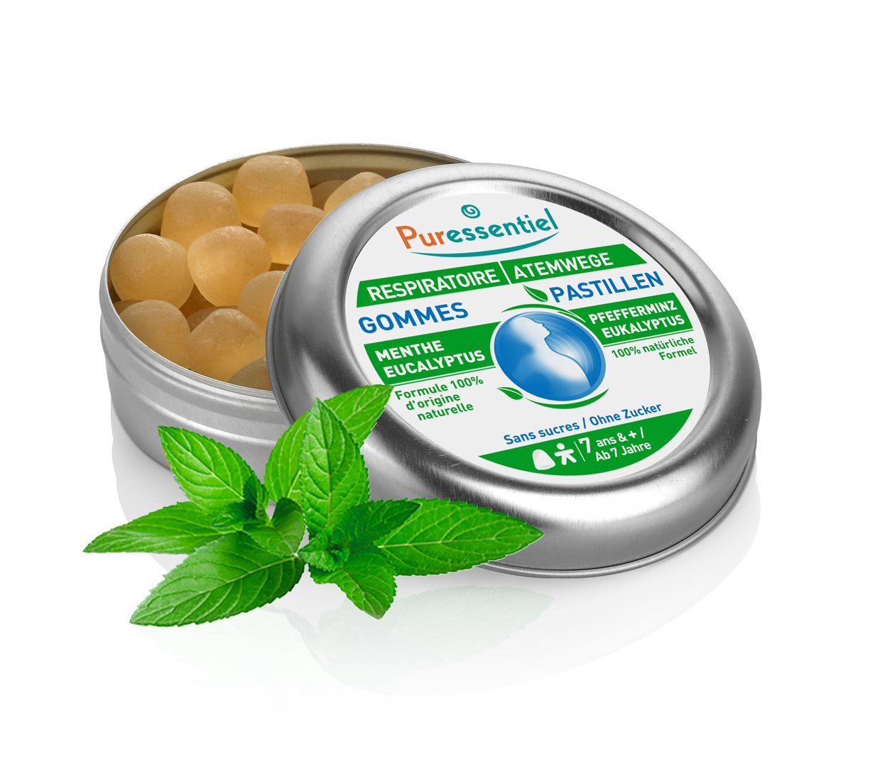 PURESSENTIEL Pastillen Minz-Eukalyptus 45 g
