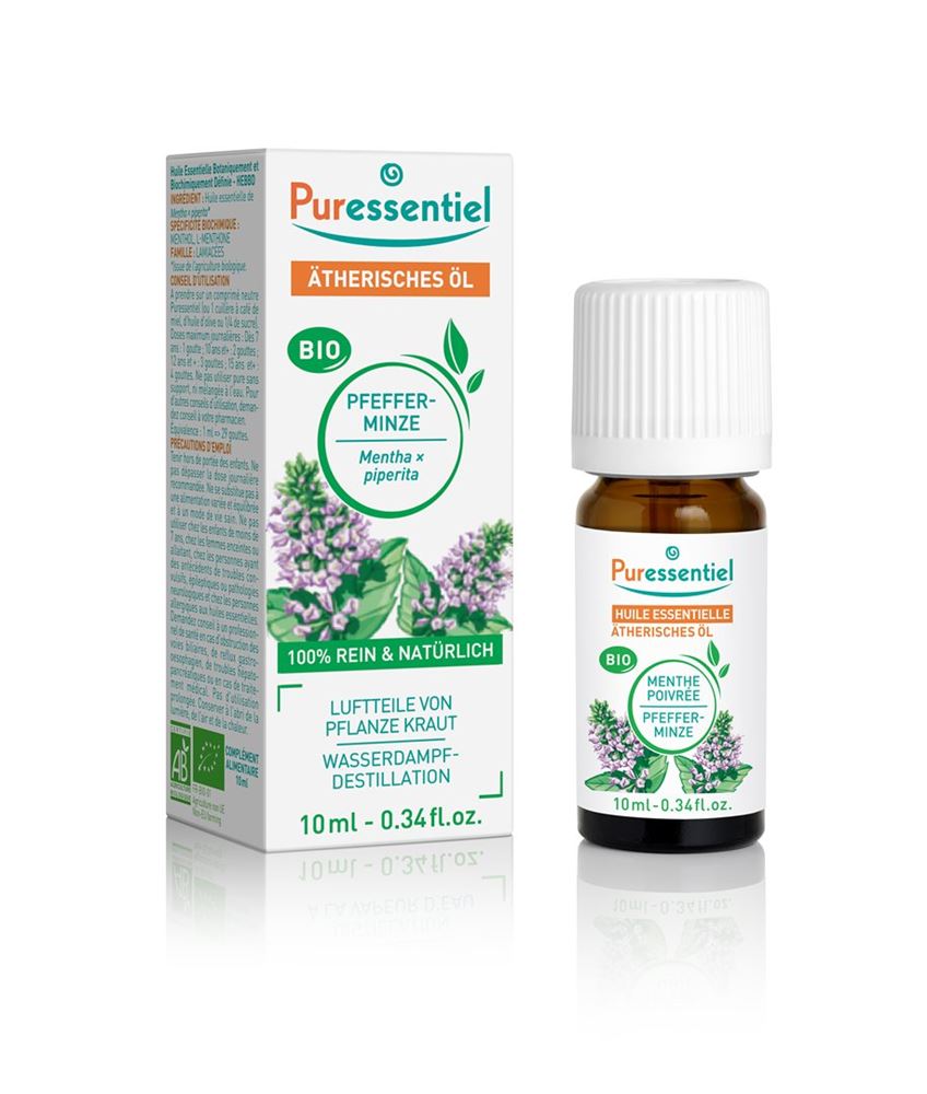 PURESSENTIEL Pfeffer-Minze Äth/Öl Bio 10 ml