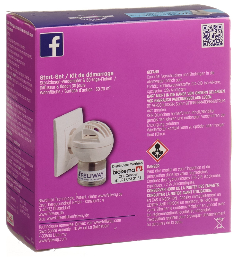 FELIWAY Classic Zerstäuber m Nachfüllflasche 48ml