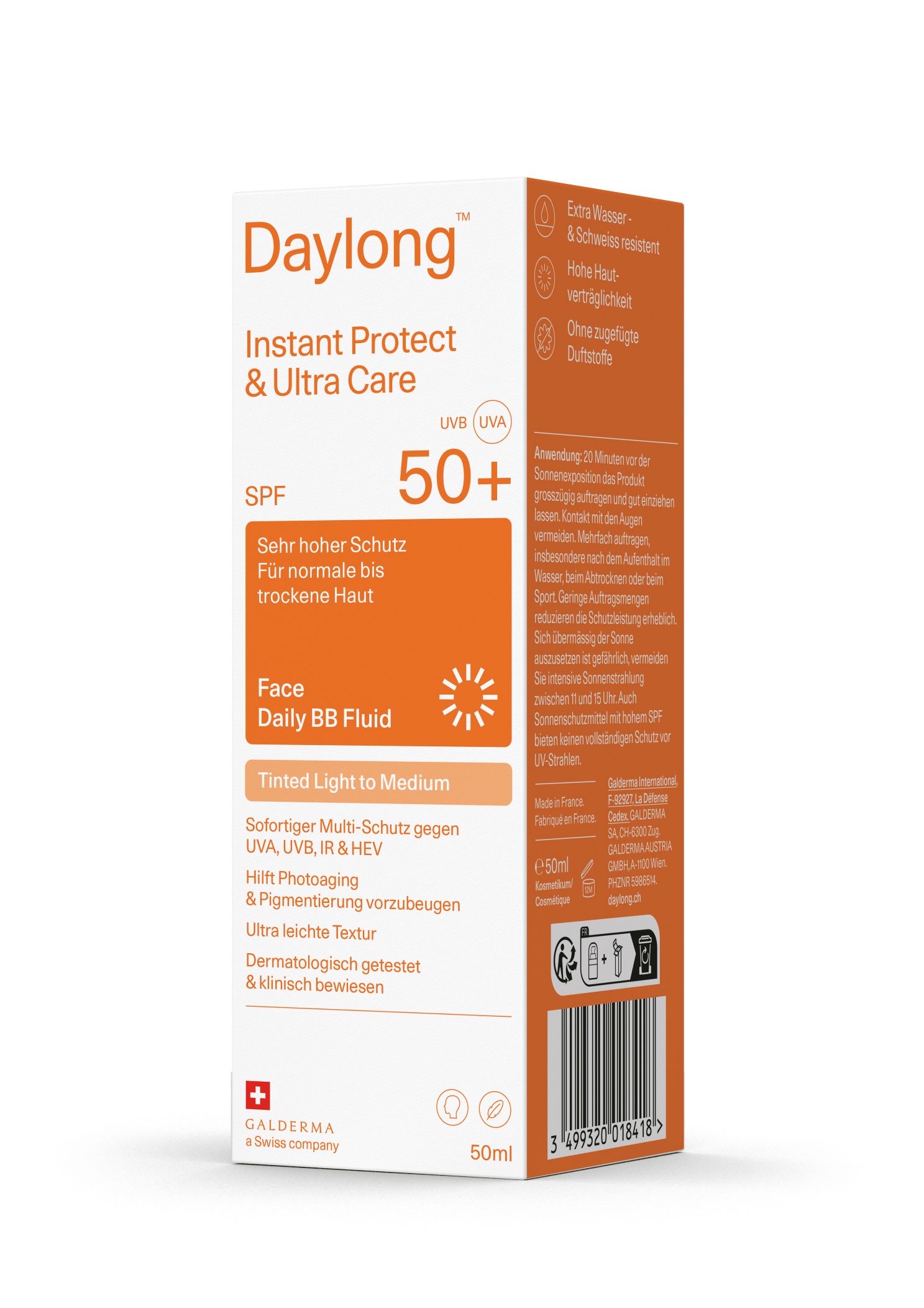 DAYLONG Inst Prot&Ult Care Da Flu BB SPF50+ 50 ml