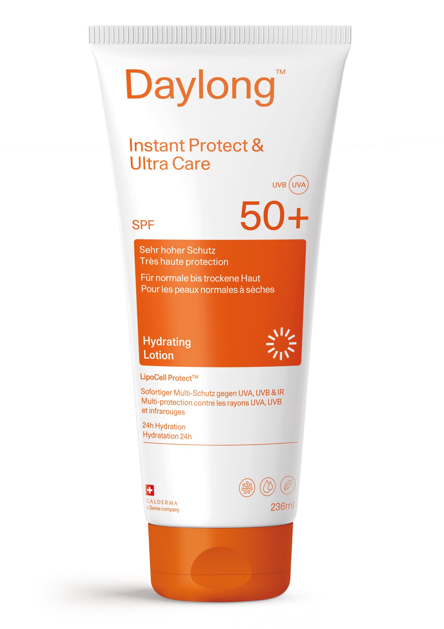 DAYLONG Inst Prot&Ultra Care Lot hyd SPF50+ 236 ml