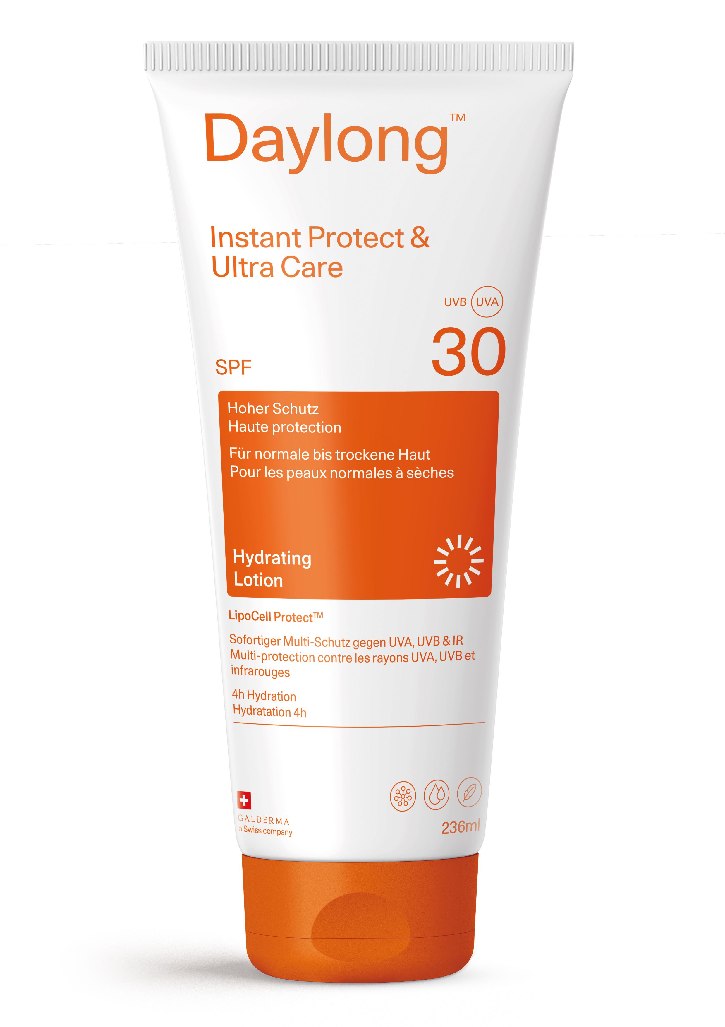 DAYLONG Inst Prot&Ultra Care Lot hyd SPF30 236 ml
