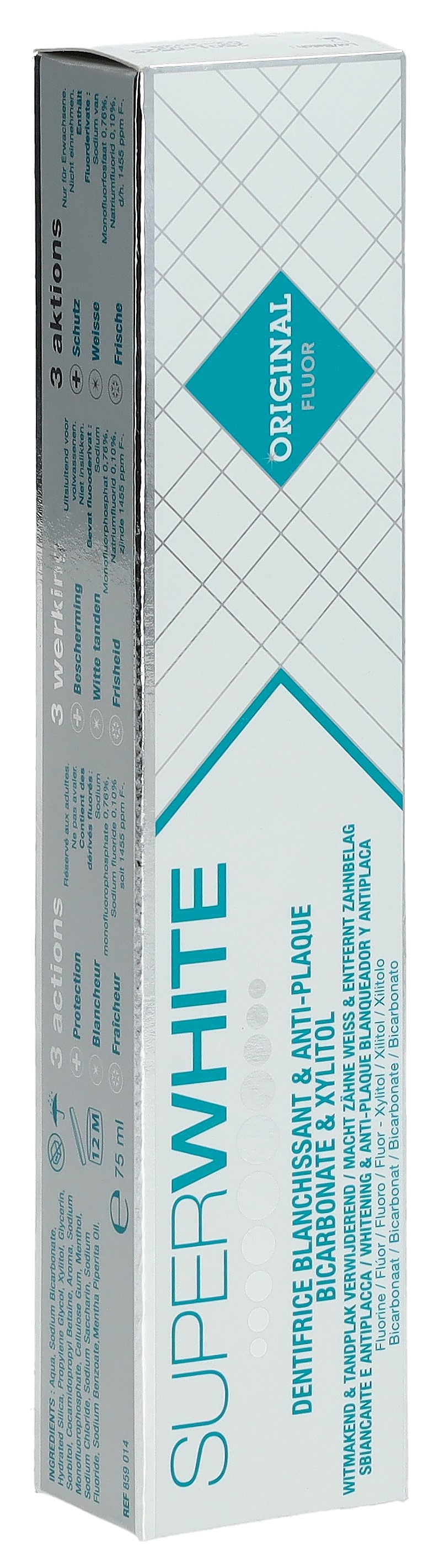 SUPERWHITE Zahnpasta Original Tb 75 ml