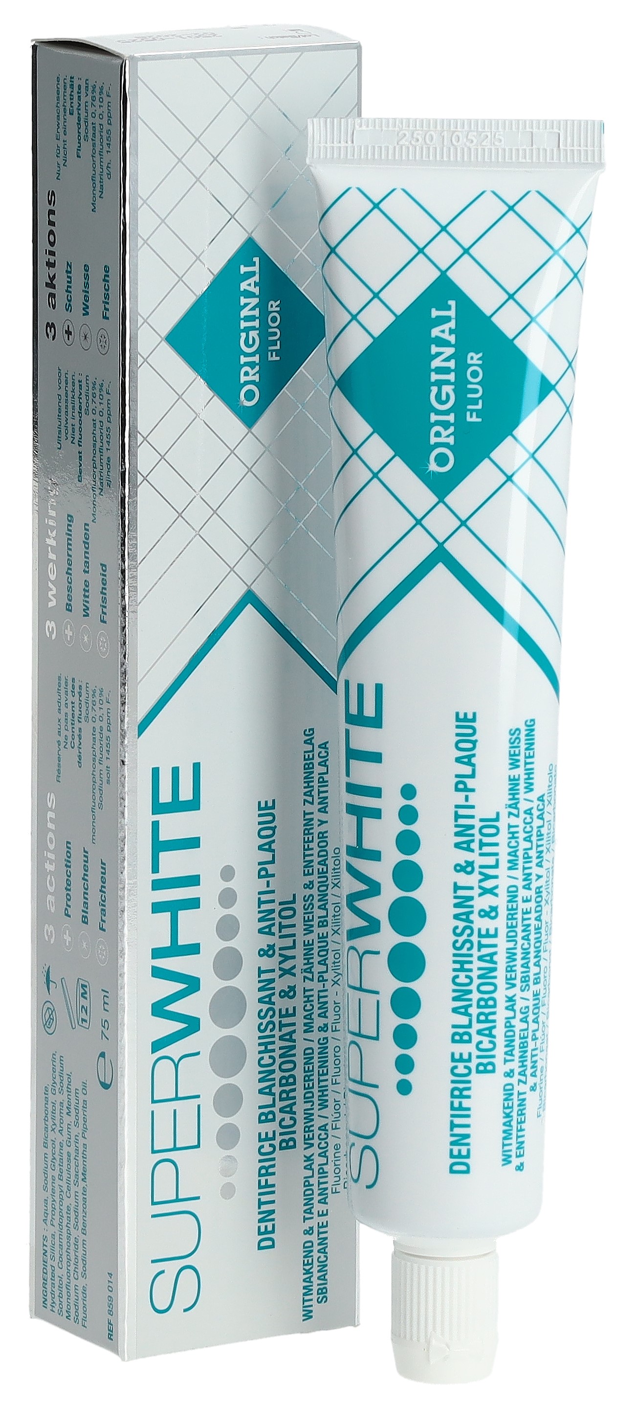 SUPERWHITE Zahnpasta Original Tb 75 ml