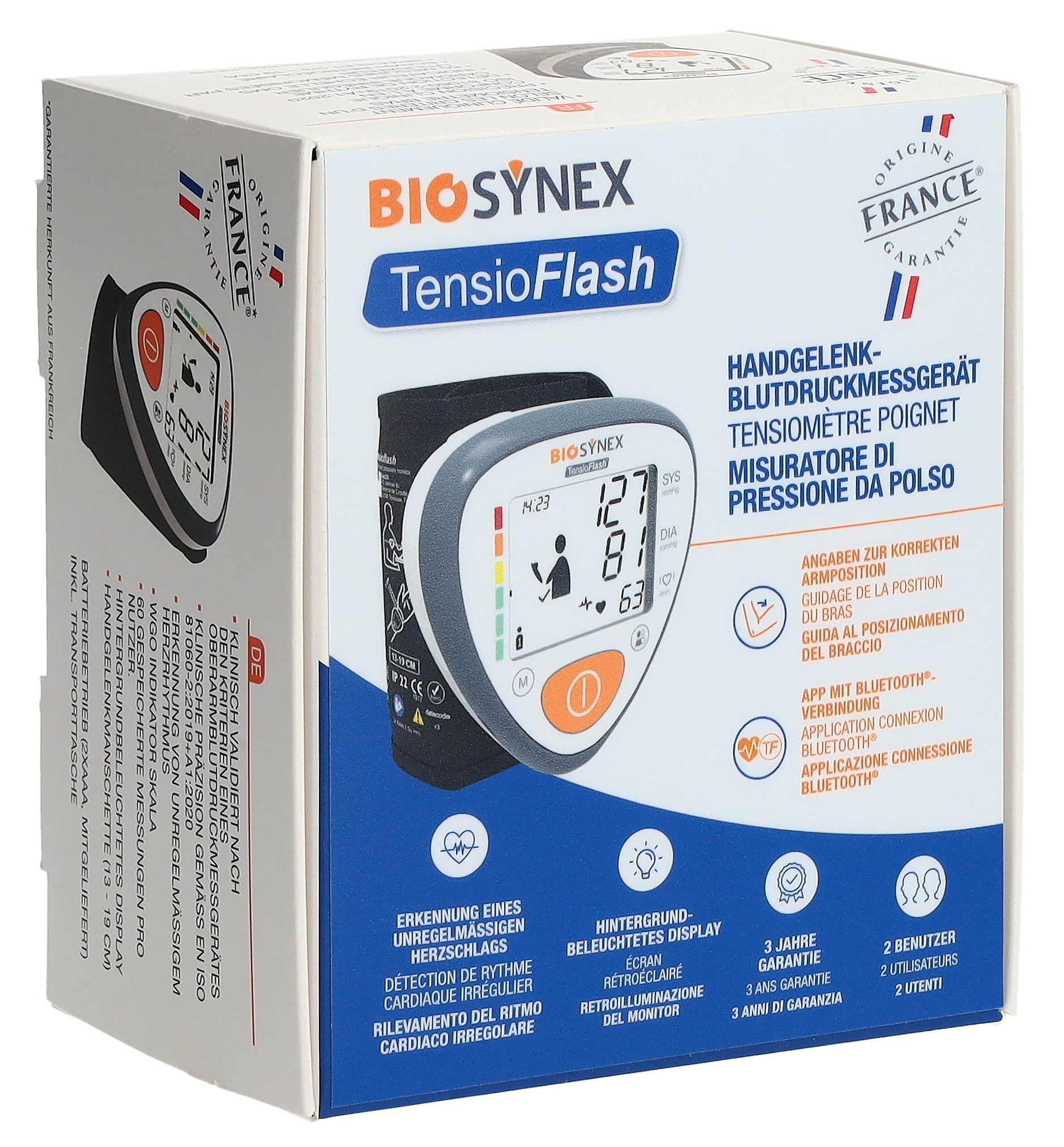 BIOSYNEX TensioFlash Blutdruckmessgerät