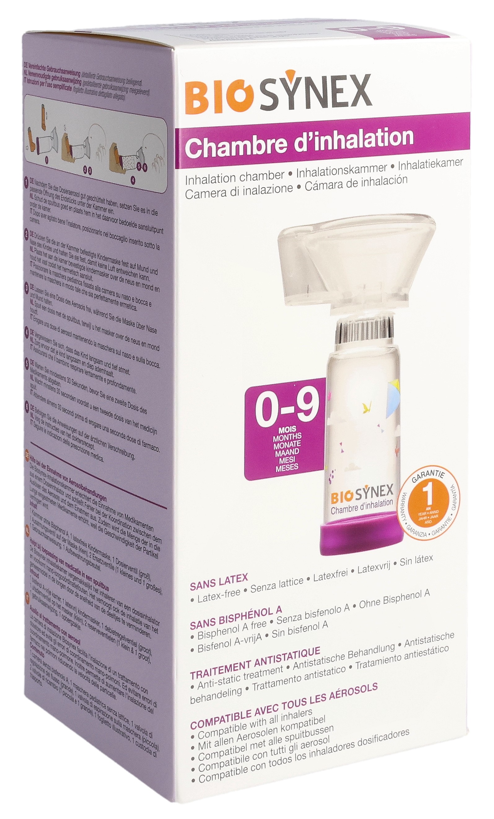 BIOSYNEX Inhalationshilfe 0-9Mt