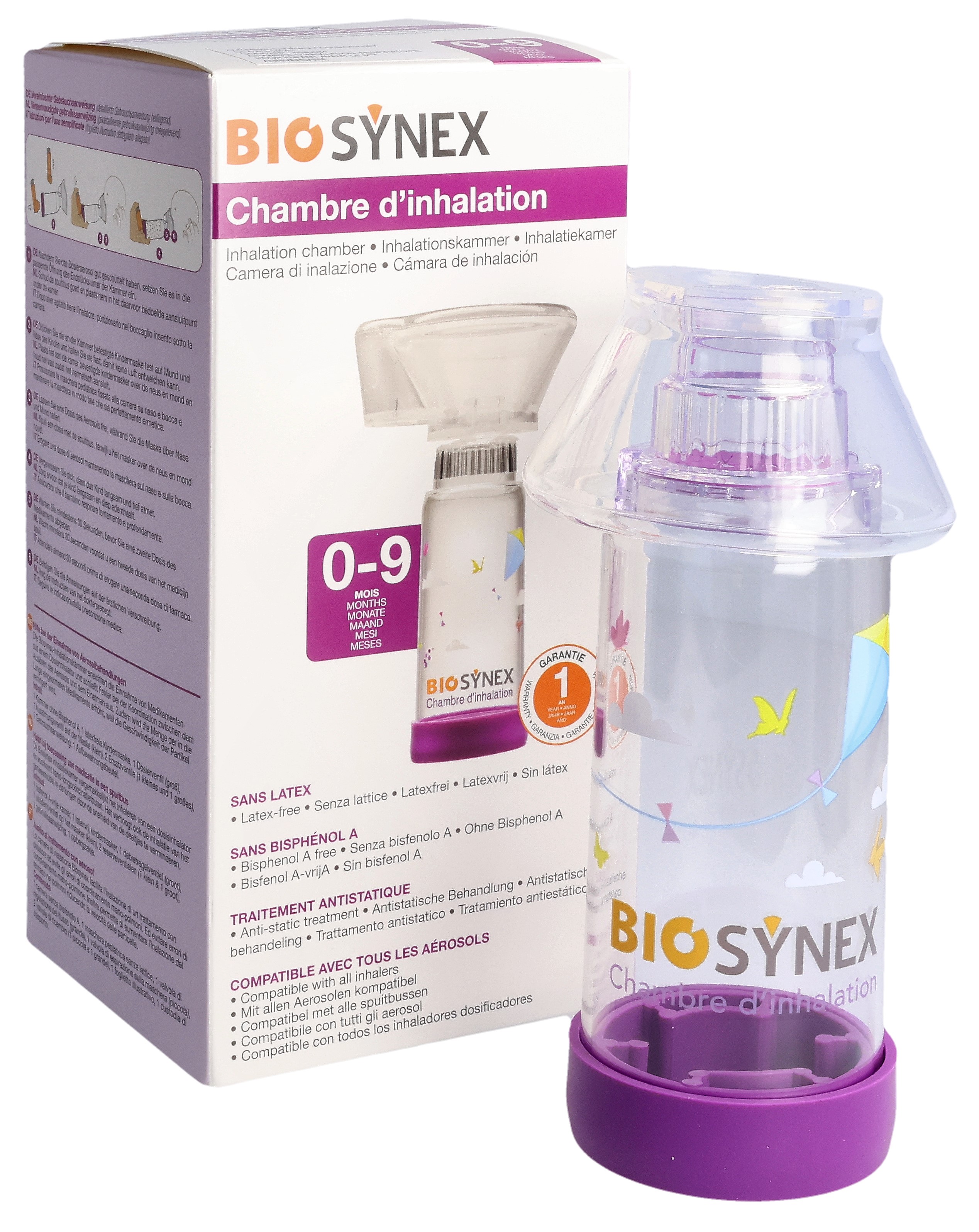BIOSYNEX Inhalationshilfe 0-9Mt