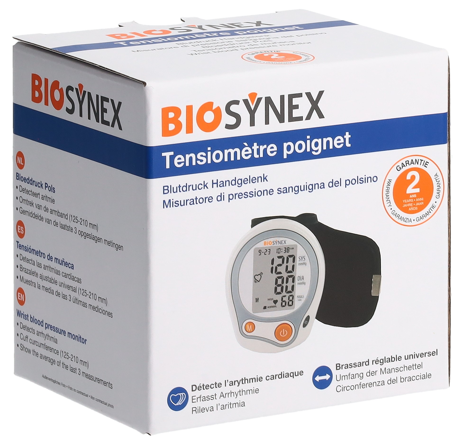 BIOSYNEX Blutdruck Handgelenk